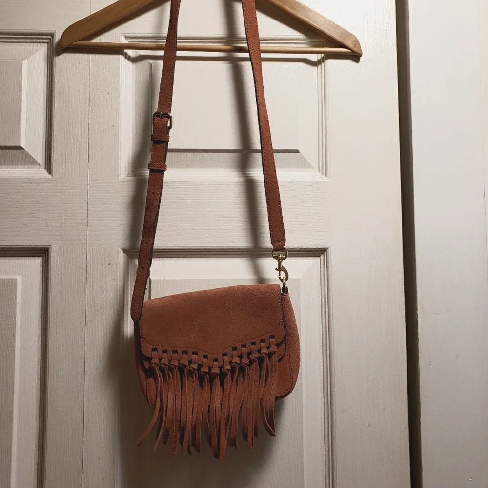 Beautiful Rebecca Minkoff suede crossbody.